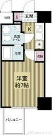 APRILE南森町の物件間取画像